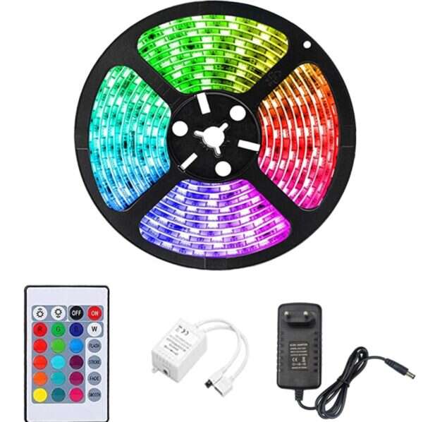 RGB LED szalag szett - 5 méteres