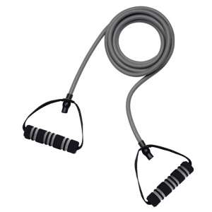 Лента за съпротивление Body Sculpture с дръжки, Сива - Обучение вкъщи