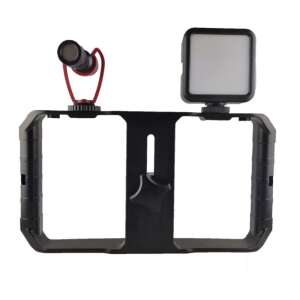 Ulanzi U-Rig Pro Set uchwyt do telefonu z mikrofonem i lampą - Fotografia, wideo i optyka