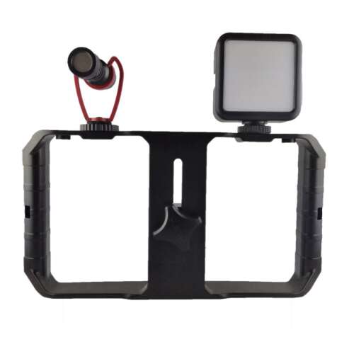 Ulanzi U-Rig Pro Set Telefonhalter mit Mikrofon und Licht