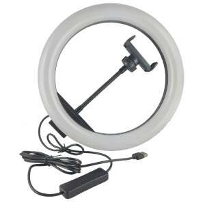 Lampka do makijażu z trójnogiem i uchwytem na telefon, ZMR-CAM-7 - Lampa podłogowa