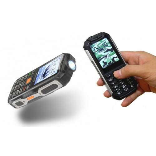 Túlélő mobiltelefon / csepp-, por- és ütésálló / allroad - Dual Sim, kártyafüggetlen