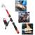 Timeless Tools Telescopic Fishing Rod with Reel, red, in use