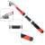 Timeless Tools Telescopic Fishing Rod with Reel, red, close-up