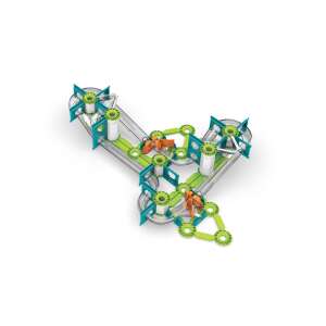 Geomag Mechanics Gravity Recycled vRace Track 67 db, set de construcție magnetică, jucărie STEM, jucărie pentru copii, pistă de curse, gravitație - Joc de construcție magnetic