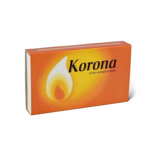Korona Extra Hosszú Gyufa doboz