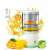 Vezeték Nélküli Hordozható Gyümölcsfacsaró 45W, cordless portable electric citrus juicer, white and green, making juice, with oranges and limes