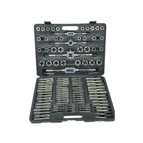 Haina 110 darabos Mentvágó és Menetmetsző Készlet HA-1371, tartalmaz mentvágókat, menetmetszőket és mentvágó kulcsot