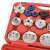 Haina HA-2211 Oil Filter Wrench Set, close-up of the set's contents