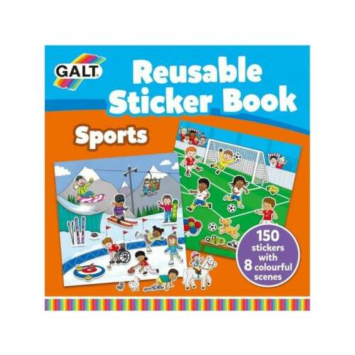 Galt újraragasztható matricás könyv - Sport