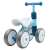 Baby Mix Baby Bike blaues Laufrad seitliche Ansicht