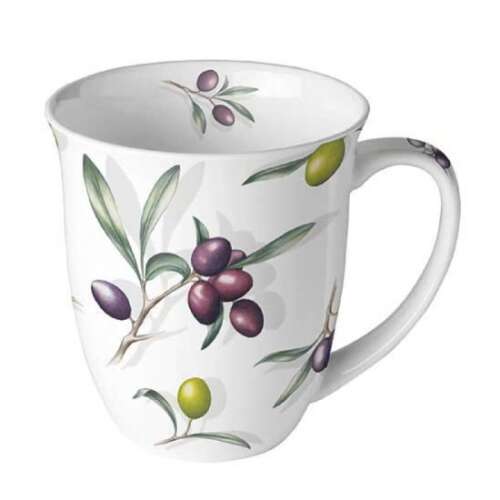 AMB.18418185 Delicious olives porcelánbögre 0,4l