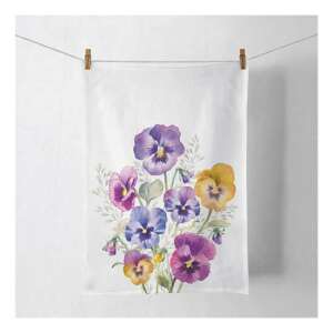 Pansies konyharuha konyharuhá, 50x70cm, 100% pamut - Ambiente