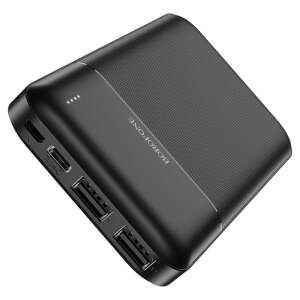 BOROFONE BJ16 Cube 10000mAh power bank, fekete, ferde nézet - Borofone