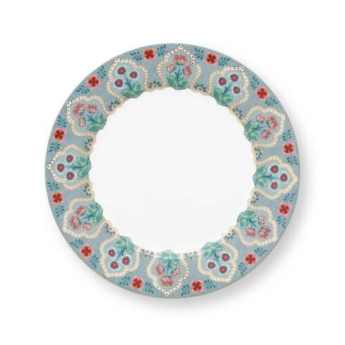 Порцеланова чиния 21см Фестивал на цветята синьо 94657431