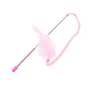 Pink Fishing Rod Cat Toy 40cm 131508836 - Cat Toy