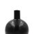 Porcelain Decorative Vase 13.5x17 cm Black 131508692