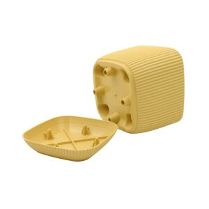 1800 ml Yellow Ochre Plastic Flower Pot 131508712 - Landscaping