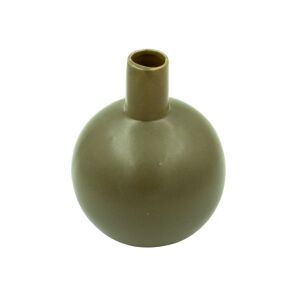 Porcelain Decorative Vase 13.5x17 cm khaki 131508690 - Vase