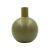Porcelain Decorative Vase 13.5x17 cm khaki 131508690