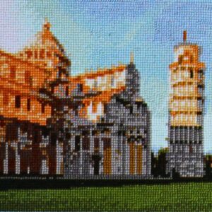 5D диамантен комплект бродерия 30x40cm Pisa Tower 131507431 - галантерия