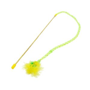 Gelbes Angelspielzeug für Katzen 40cm