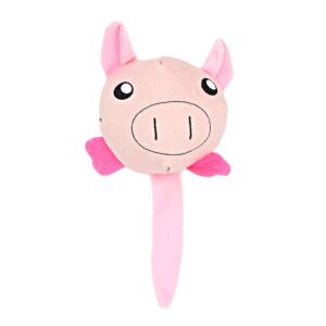 Rosa Plüschschwein Hundespielzeug mit Quietscher, 20cm - Koopman