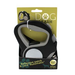 Grey 4m Reflective Leash for Dogs 131508857 - Pet Care