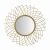 Rattan Napvirág Mirror 90 cm, round decorative mirror