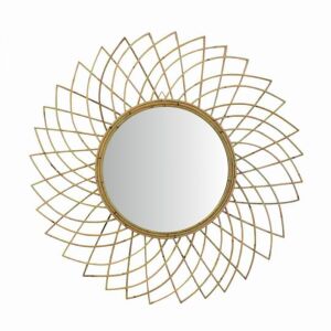Oglindă de perete, ramă împletită din ratan, Kubu, 90 cm 131509101