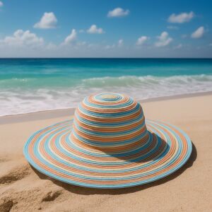 Színes Körös Női Szalma Strandkalap 140505756 - Női kalap