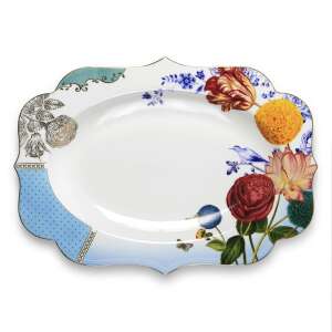 Royal Flowers Porcelain Oval Dish 94657667 - Bowl