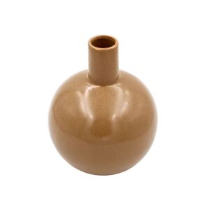 Porcelain Decorative Vase 13.5x17 cm brown 131508687 - Vase