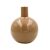 Porcelain Decorative Vase 13.5x17 cm brown 131508687