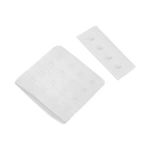 White bra extender set, 2 pieces, Chrysalis, 70mm wide - Bra