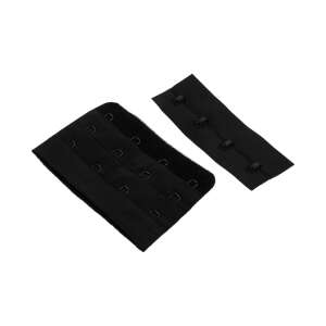 Black bra extender, 2 pack, 75mm wide, Chrysalis - Bra