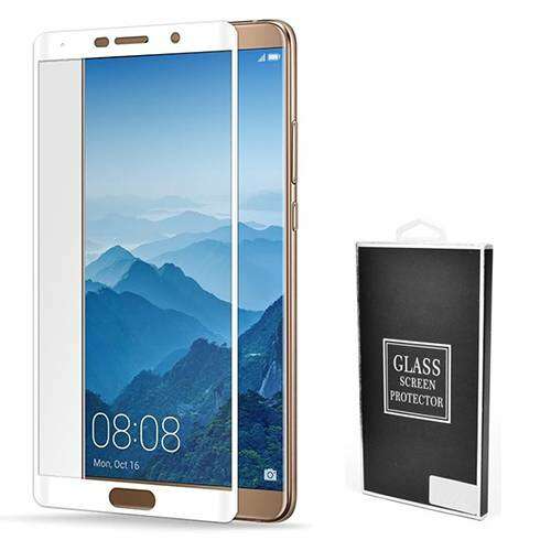 HUAWEI Mate 10 Pro edzett üveg kijelzővédő fólia, 9H keménység, 2.5D Arc Edge, teljes képernyő védelem, fehér - Kijelzővédő fólia