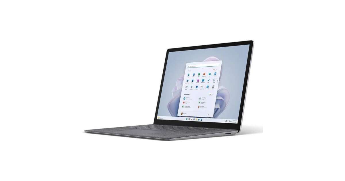 Microsoft Surface Laptop 5 – QZI-00005 – 13,5" Touch QHD, Intel Core I5-1235U, 8GB RAM, 256GB SSD, Windows 11, Platino