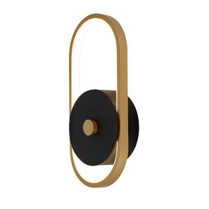 V-TAC Kültéri Fali Lámpa - Modern Design - Fekete/Réz - IP54 - 15W 131639287 - Kültéri fali lámpa