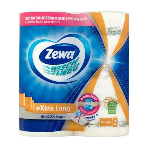 Zewa Wisch&Weg Extra Lang Papírtörlő - 2 Rétegű, 2 Tekercses