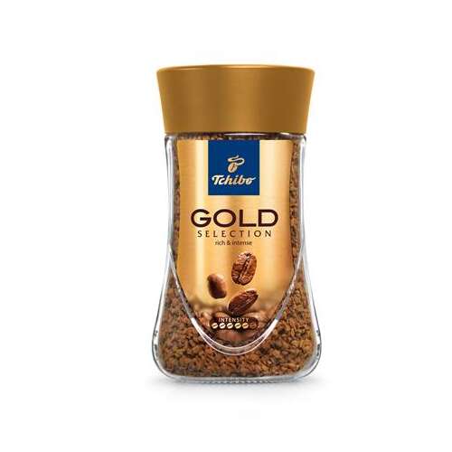 Tchibo Gold Selection Instant Kávé, 200g, gazdag és intenzív - Tchibo
