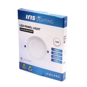Iris Lighting PLSR-18W 18W/1440lm/4000K álmennyezeti kör alakú LED panel 94663971 
