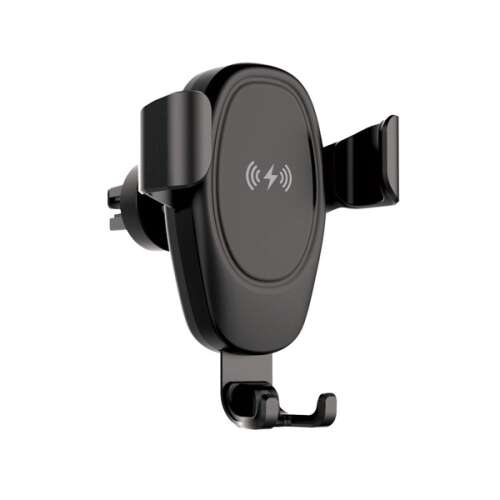 Setty TF-0034 IUS-01 10W încărcător auto wireless și suport, negru