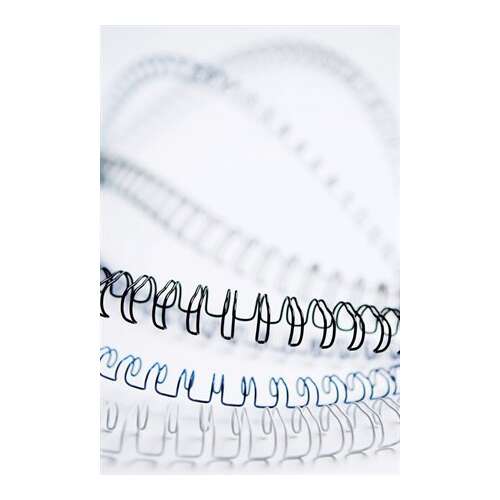 Spirál, fém, 3:1, 10 mm, 51-80 lap, FELLOWES, fehér