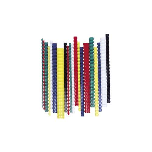 Spirál, műanyag, 51 mm, 411-450 lap, FELLOWES, 50 db, fehér