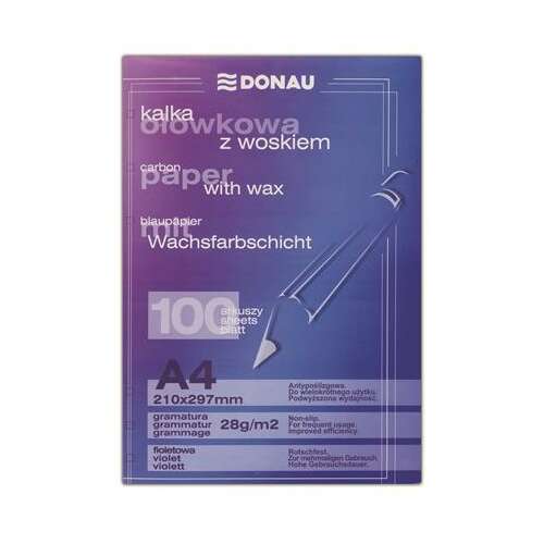 DONAU Szénpapír - A4 - 100 Lap - Lila