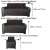 Jemidi sofa cover size guide, showing different sizes for 3-seater, 2-seater, and armchair