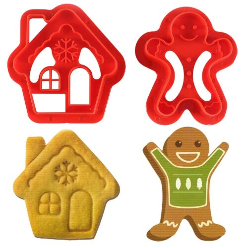 Kreatív Kiszúró Szett - Mézeskalács Emberke & Házikó - 2 db 127949895