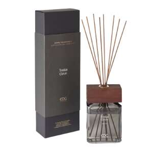 Tonka Clove Home Fragrance Diffuser, 300ml, by EDG, with wooden lid and reeds - Air Freshener