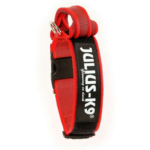 200HA-K-R-15-P Color&Gray nyakörv biztonsági záras fényvisszaverős 5cm piros-szürke bliszteres
